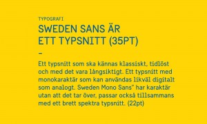 Sweden Sans - Szwecki font narodowy - Ja mówię TO https://jamowie.to